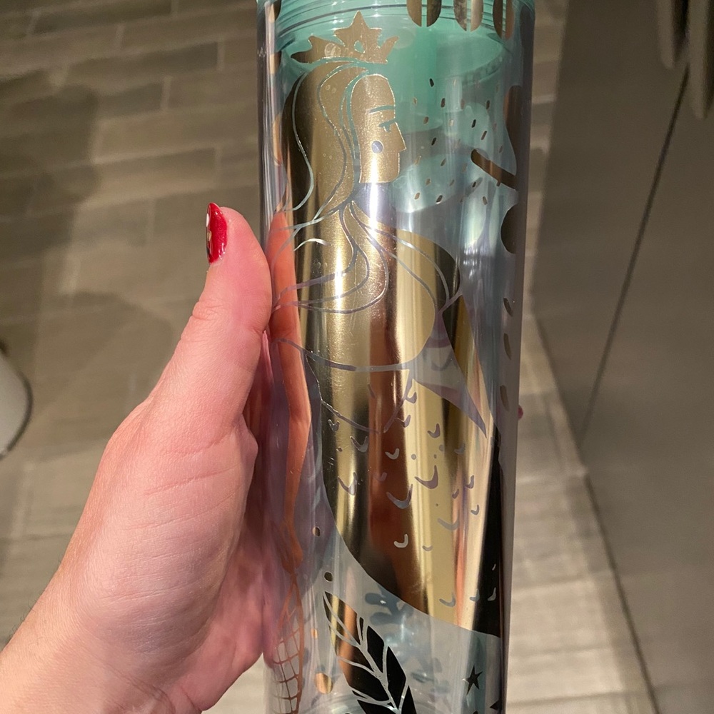Starbucks Mermaid Teal Tumbler- 16 oz